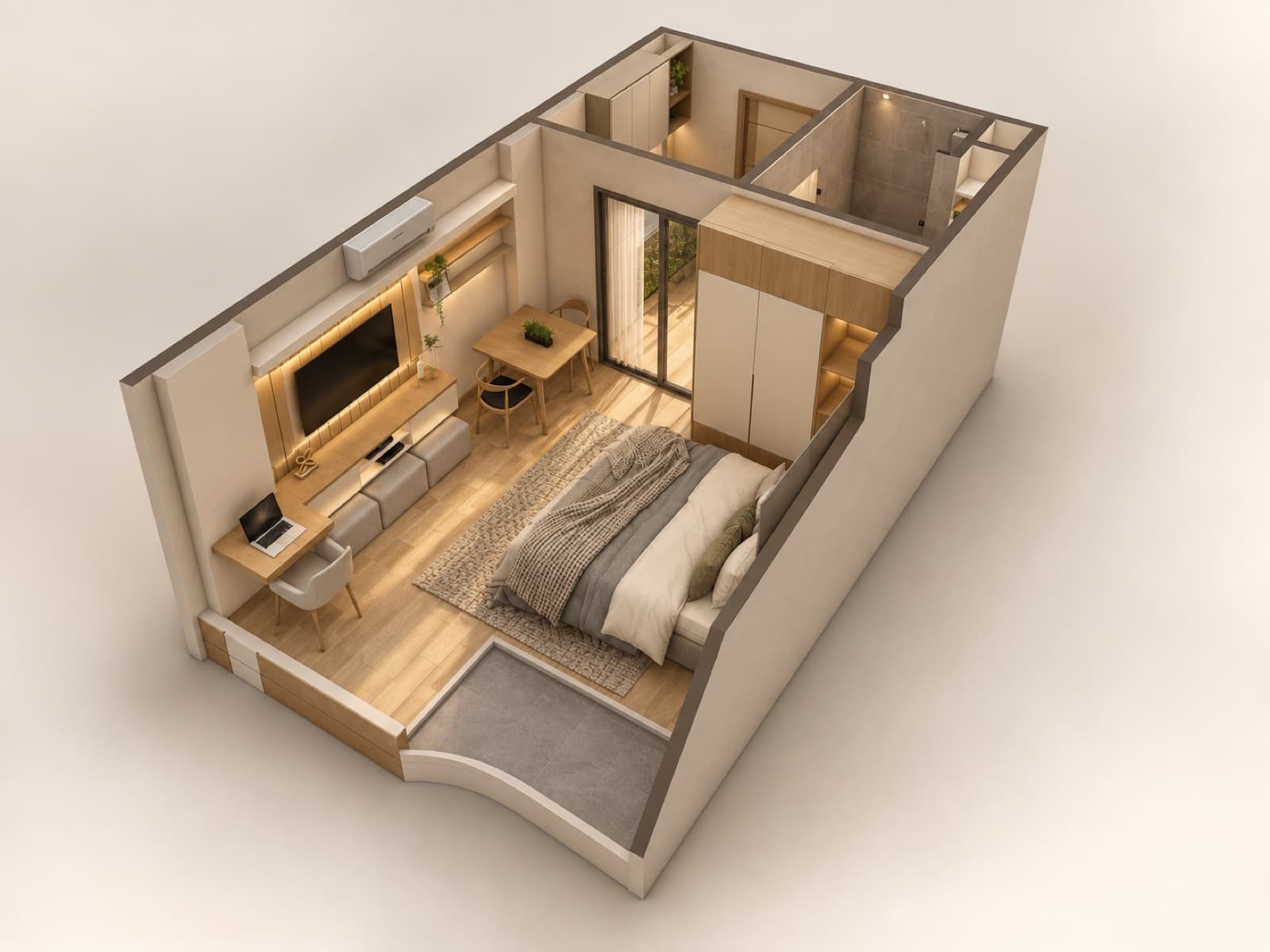 The Studio — floor plan