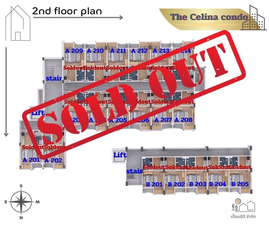Floor plan of Unit A213