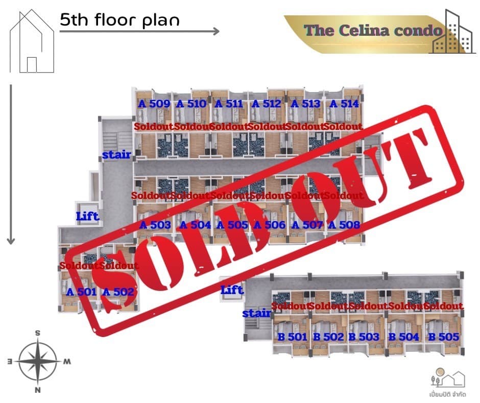 Floor plan of Unit A507